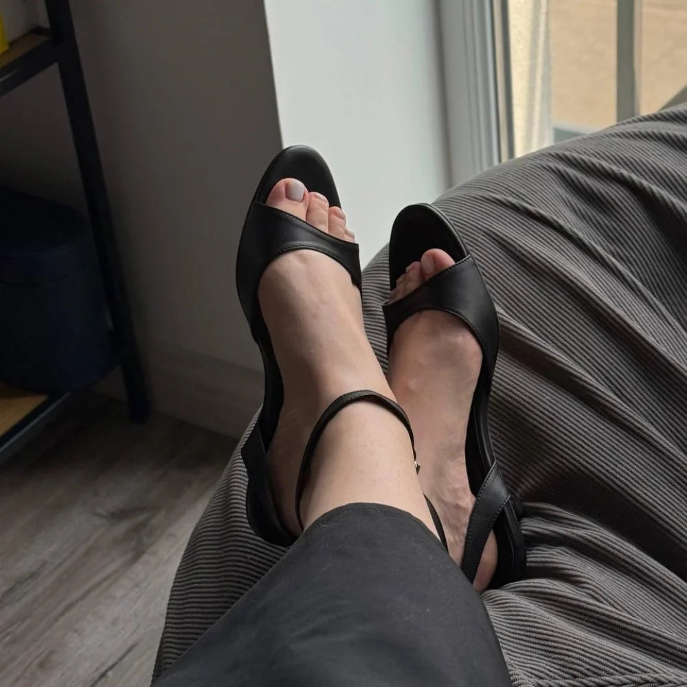 The "Aurelia" Metallic Stiletto Sandal