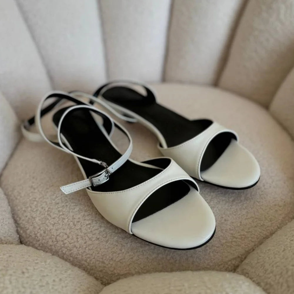 The "Aurelia" Metallic Stiletto Sandal