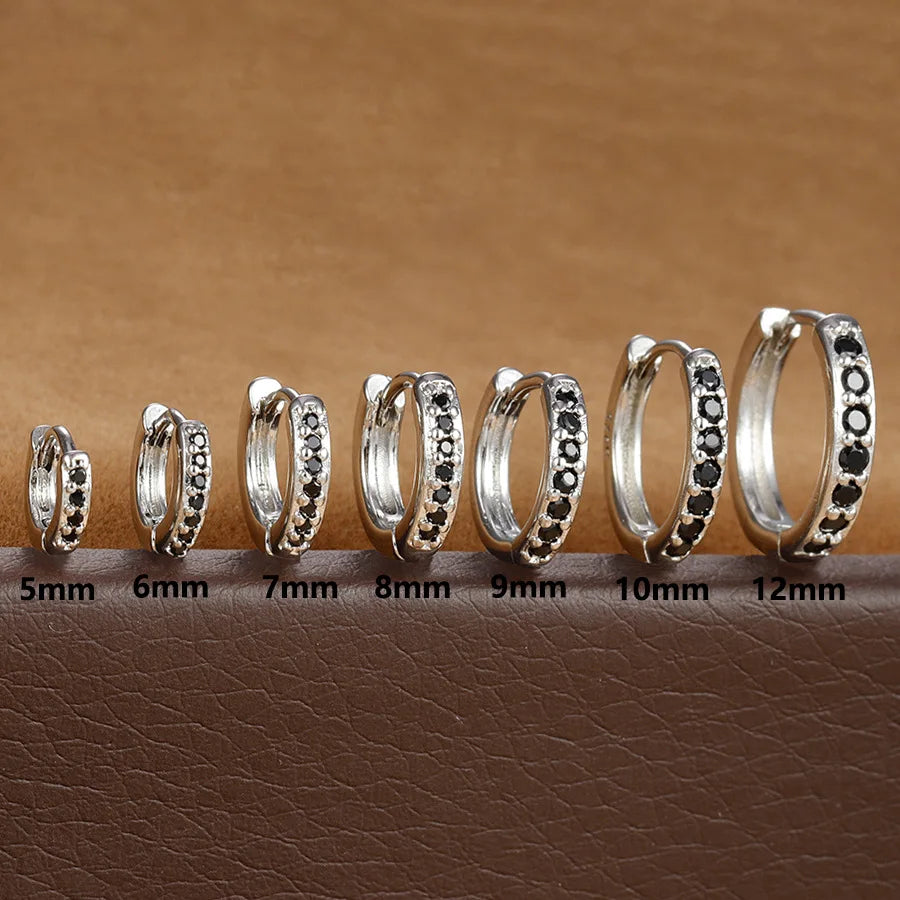 Celeste Spark Huggie Hoops