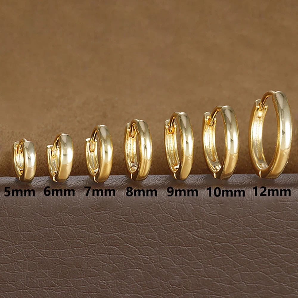 Celeste Spark Huggie Hoops