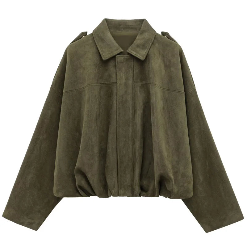 The Windsor Suede-Touch Bomber Jacket