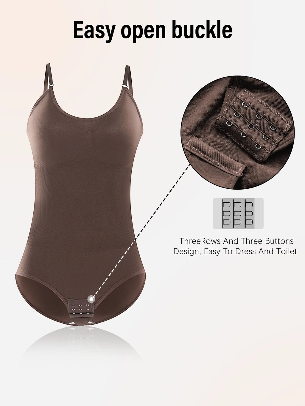 SculptEase Seamless Shapewear Bodysuit