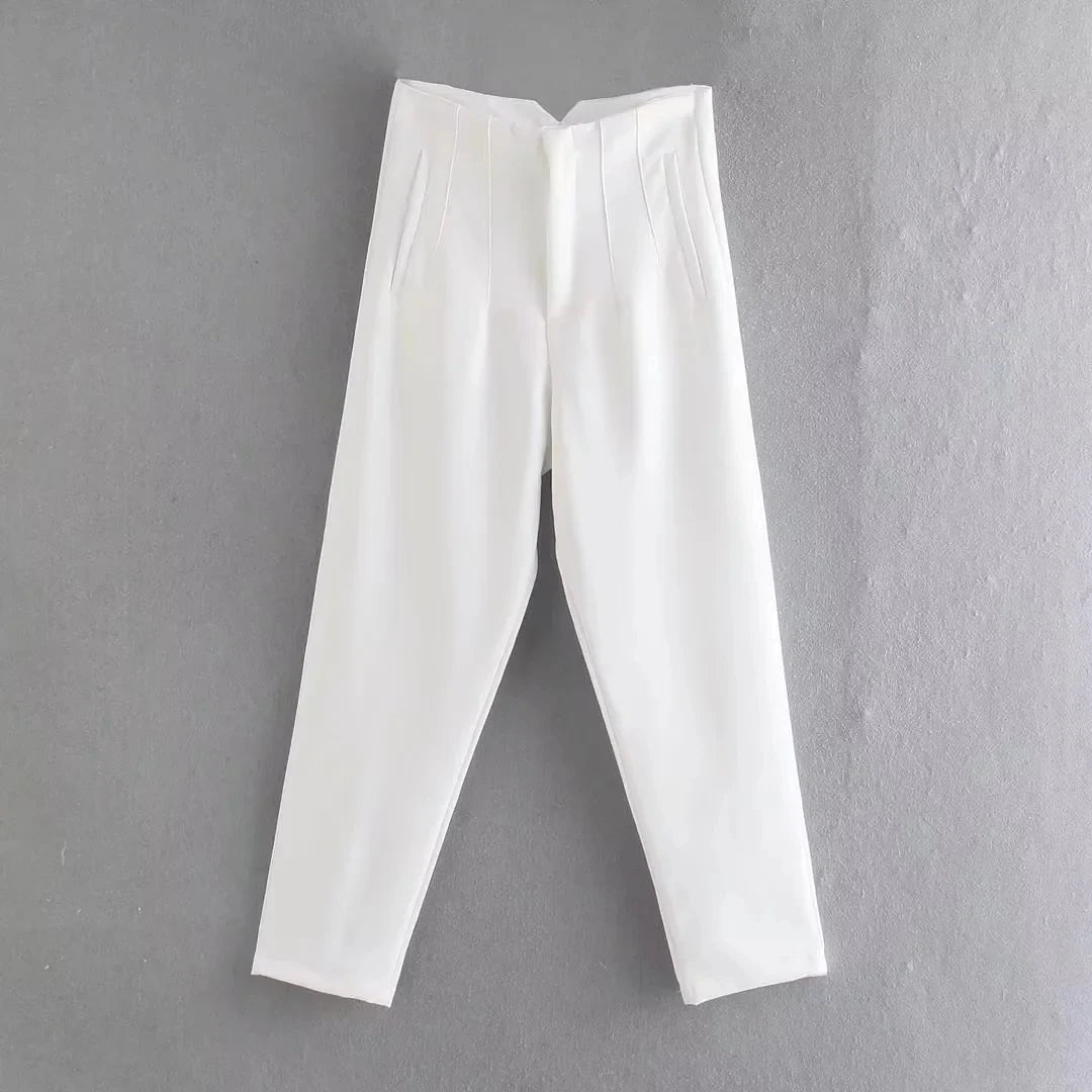 The "Soho" Tailored High-Waist Trousers