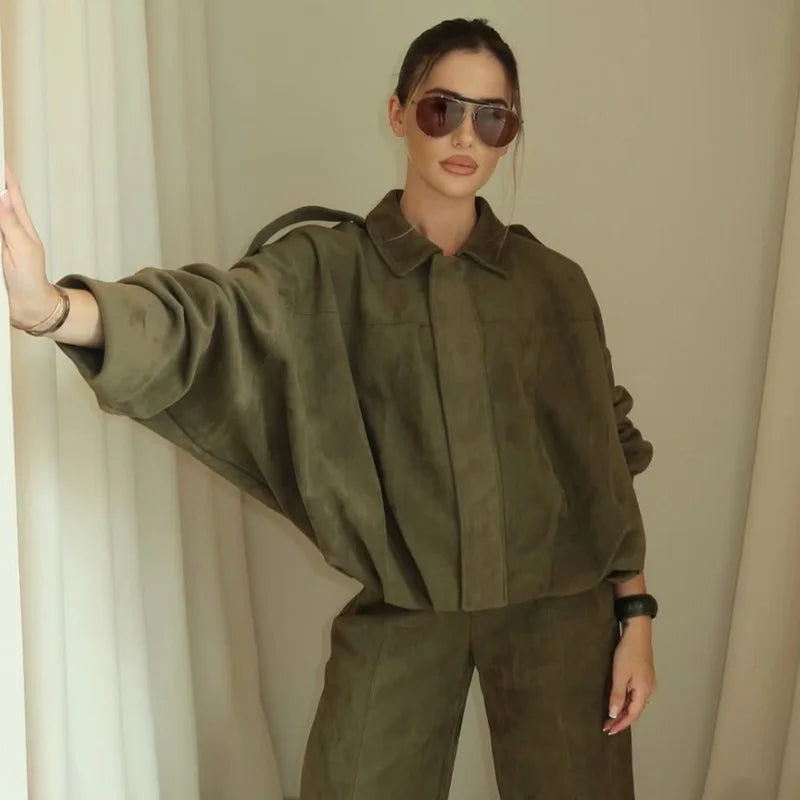 The Windsor Suede-Touch Bomber Jacket