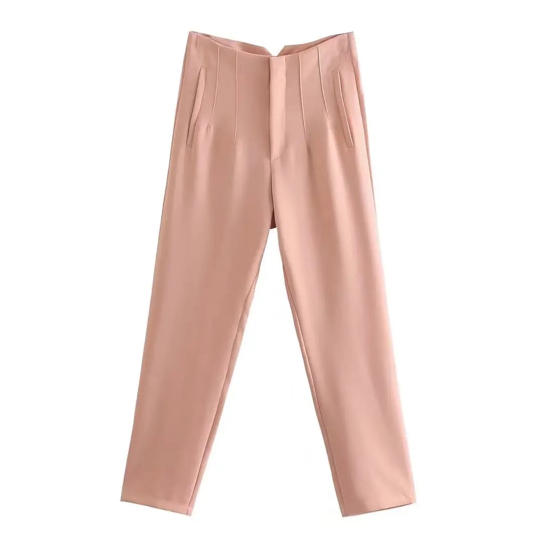 The "Soho" Tailored High-Waist Trousers