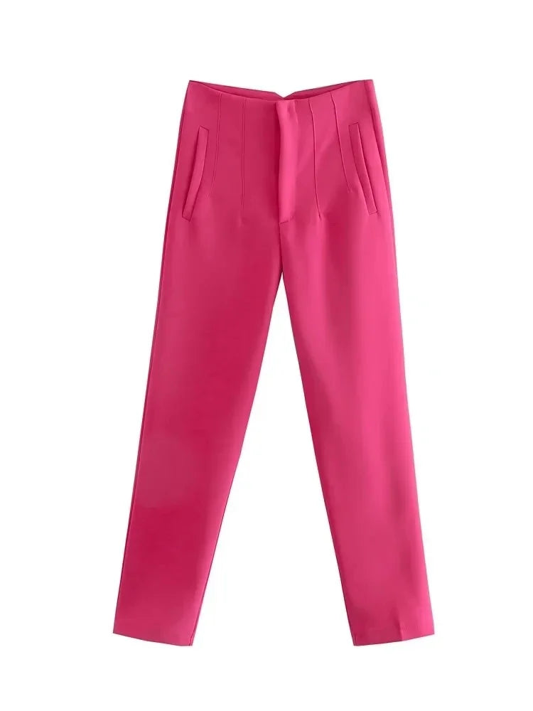 The "Soho" Tailored High-Waist Trousers