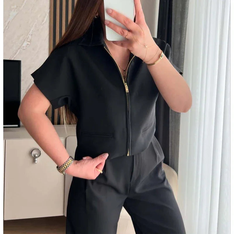 Mujer Zip Elegance Set