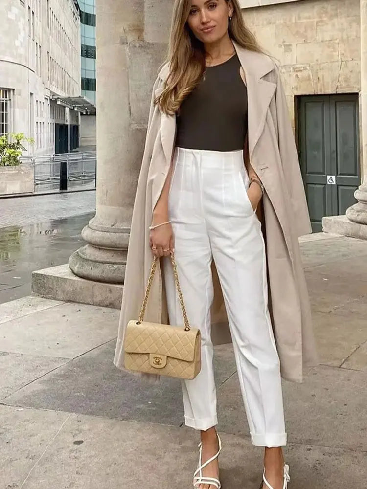 The "Soho" Tailored High-Waist Trousers